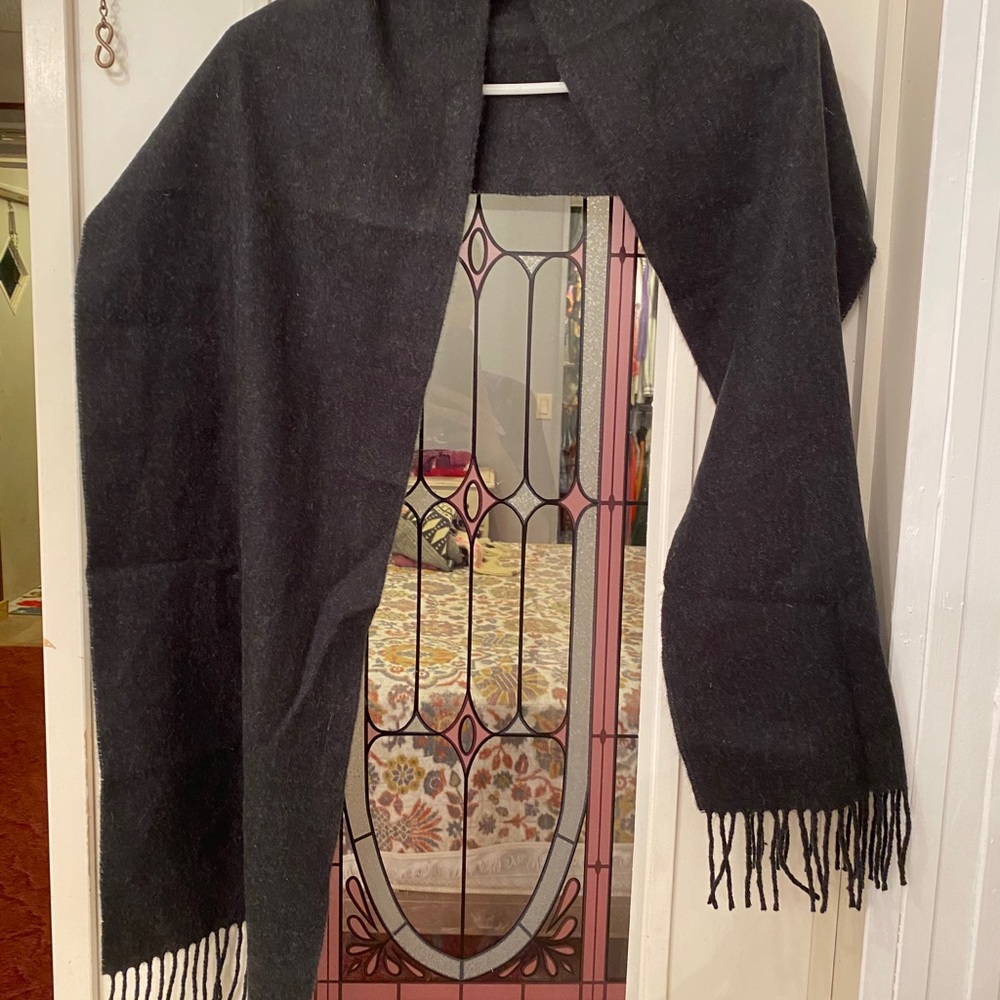Grey Cashmere Scarf